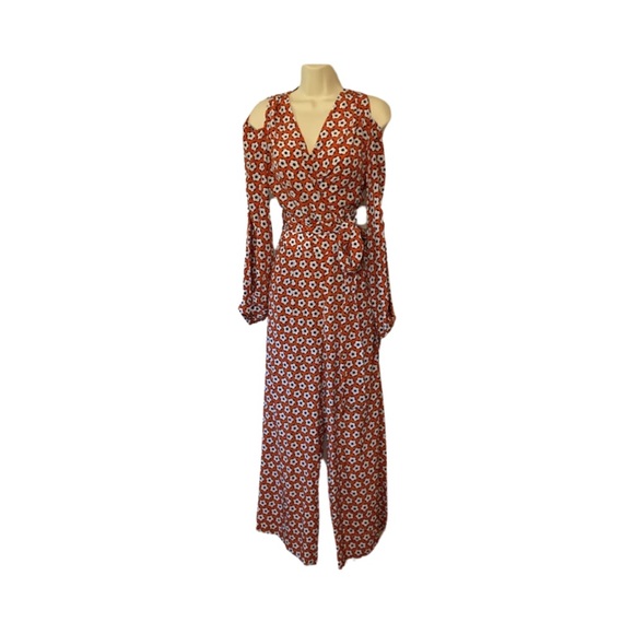 DIANE VON FURSTENBERG Ashlyn Silk Wrap Jumpsuit - Picture 3 of 8